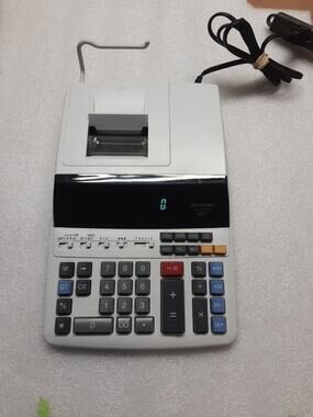 Sharp EL-1197PIII White Printing Calculator 12 Digit TESTED